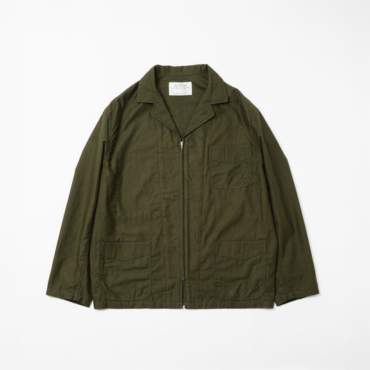 BSC Uniform "Light Moleskin French Zip Jacket" Olive