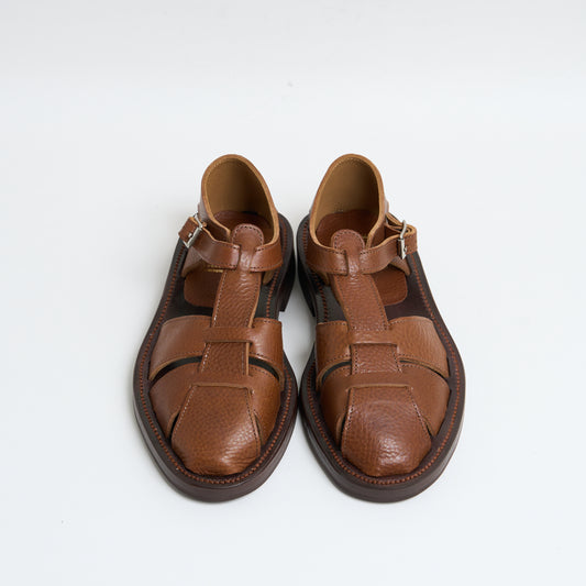 BRUSCHETTA SHOES "ORLEANS" Brown Vachetta