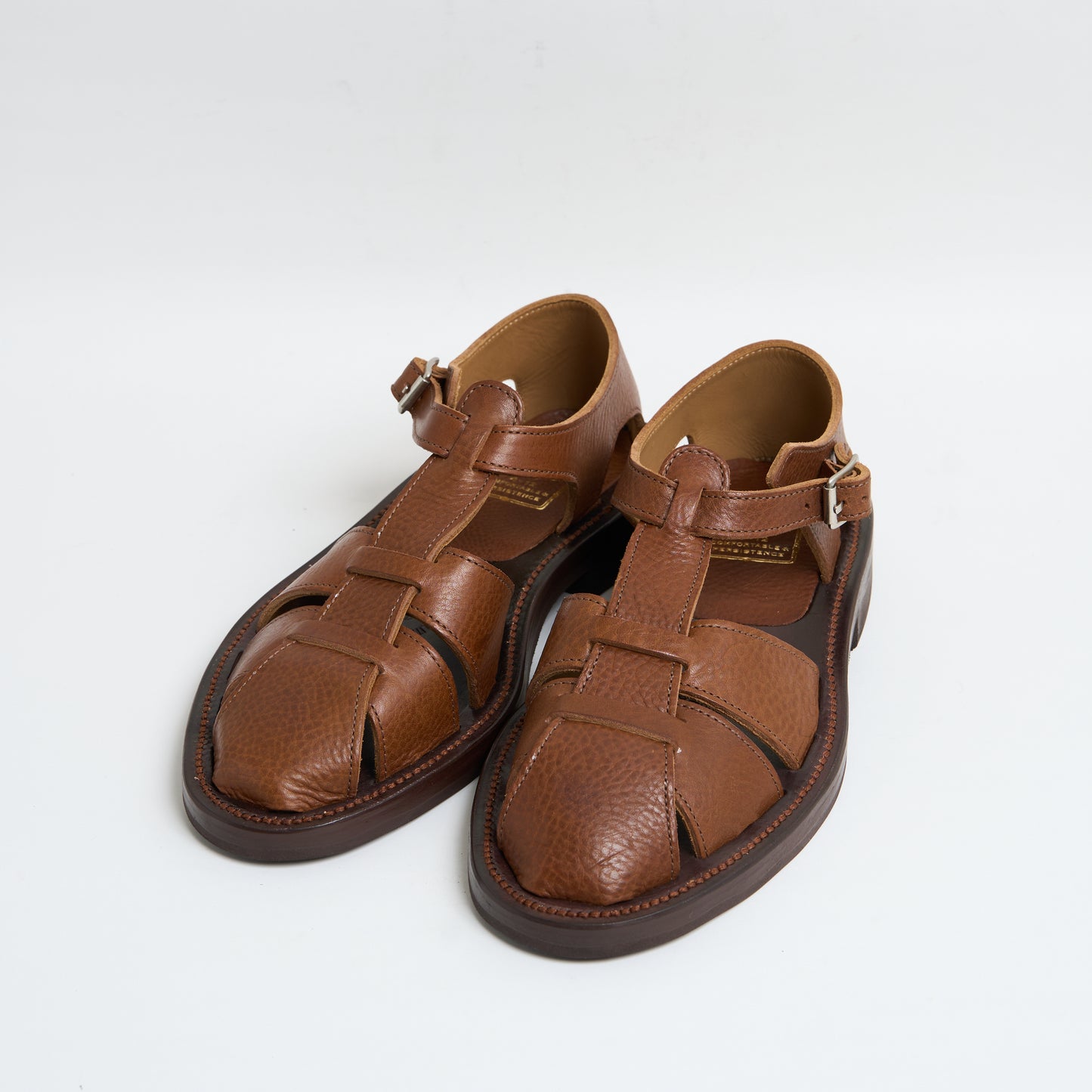 BRUSCHETTA SHOES "ORLEANS" Brown Vachetta