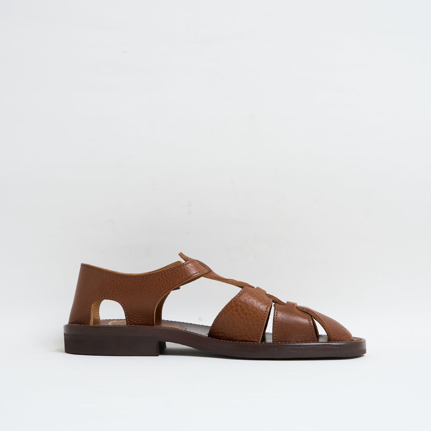 BRUSCHETTA SHOES "ORLEANS" Brown Vachetta