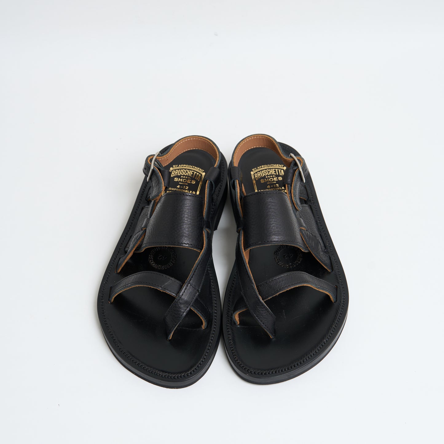 BRUSCHETTA SHOES "MALHEUR" Black Vachetta
