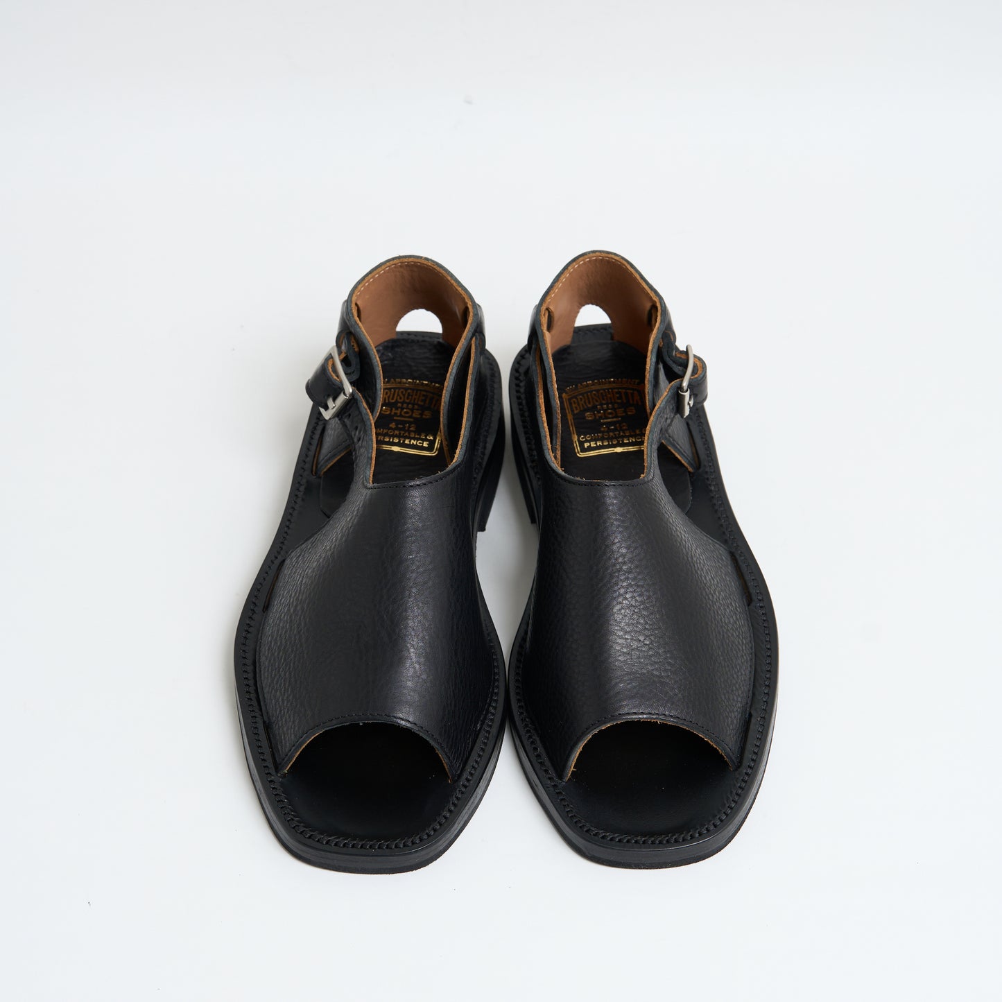 BRUSCHETTA SHOES "TOLUCA" Black Vachetta
