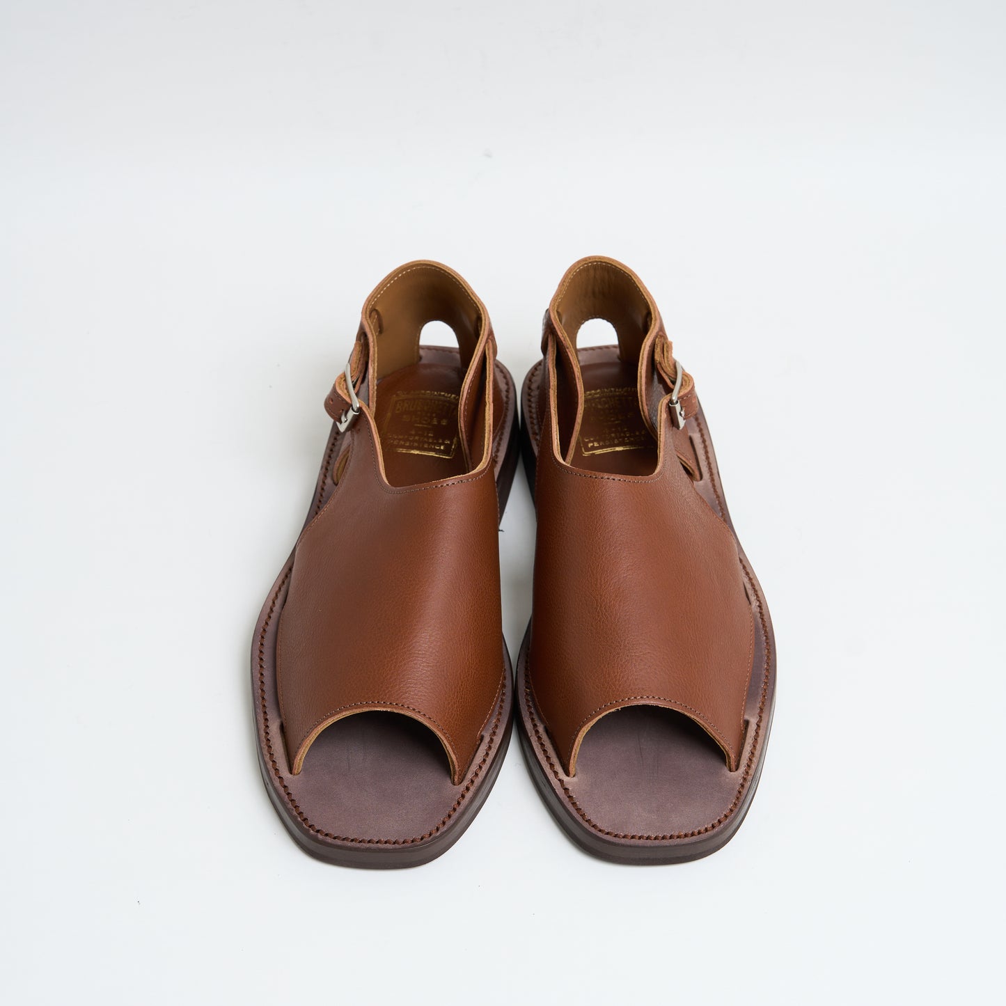 BRUSCHETTA SHOES "TOLUCA" Brown Vachetta
