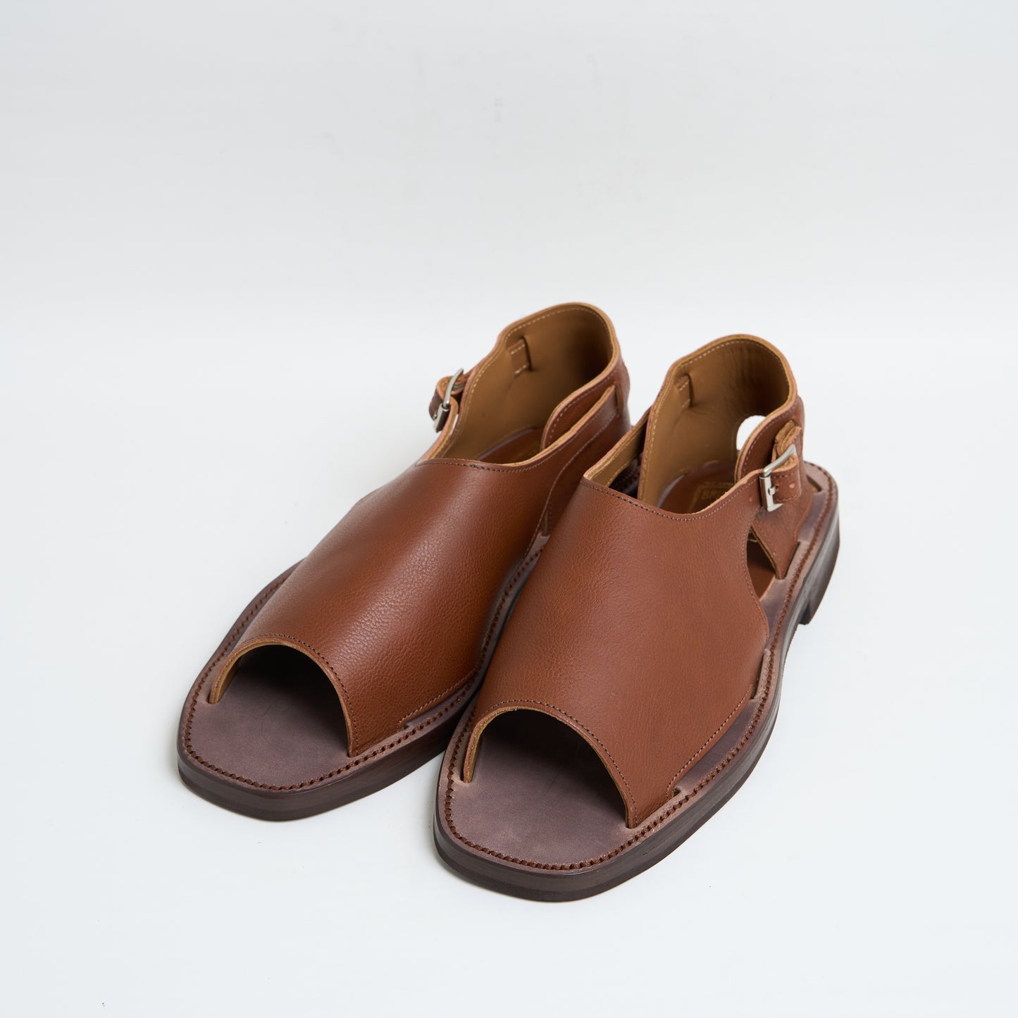 BRUSCHETTA SHOES "TOLUCA" Brown Vachetta