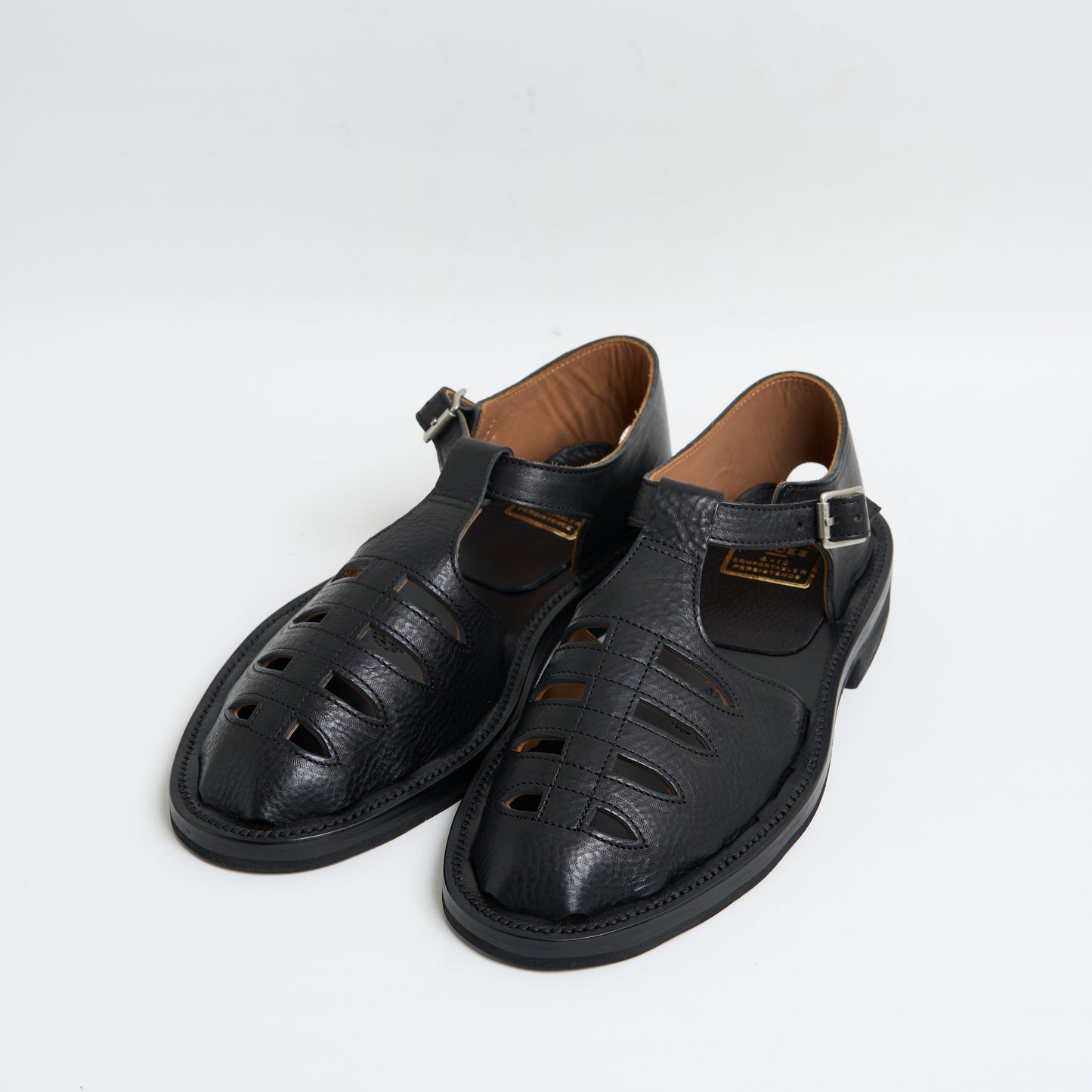 BRUSCHETTA SHOES "DREWEL" Black Vachetta