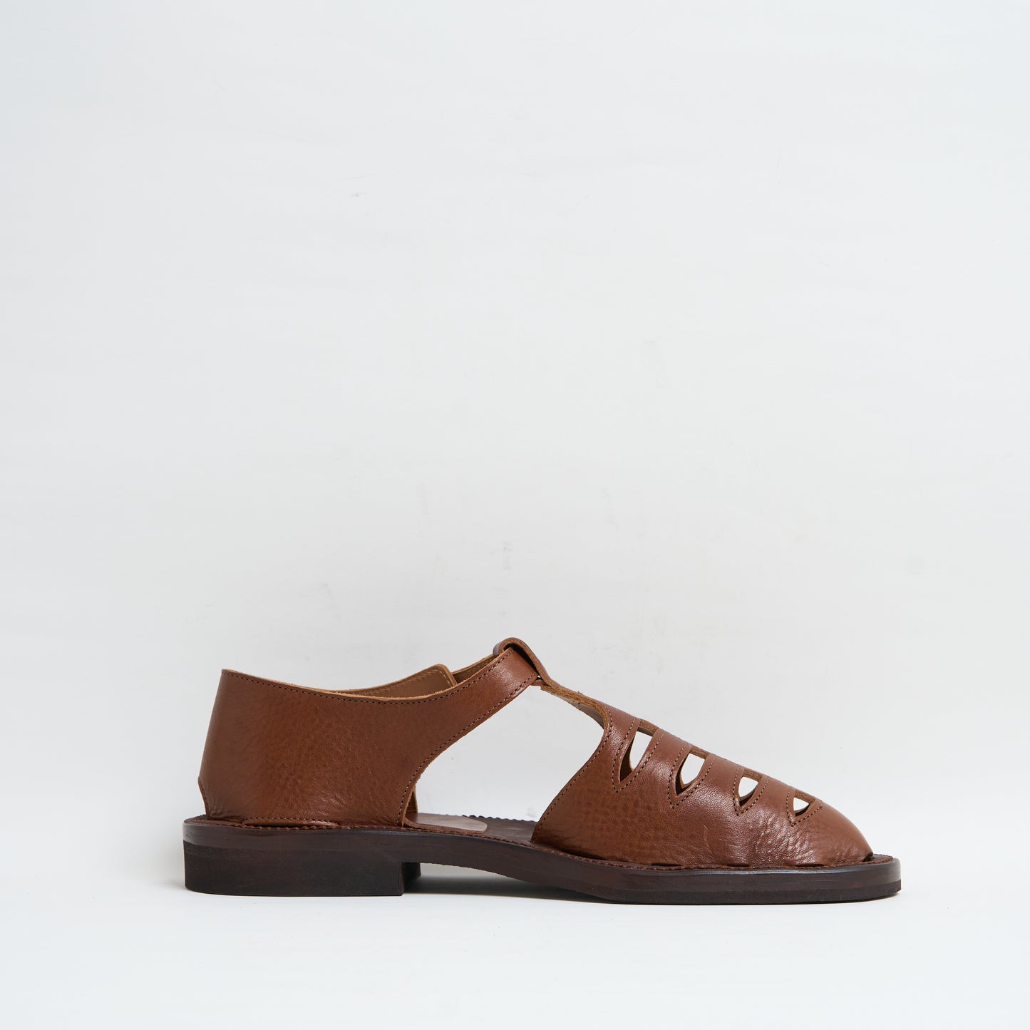 BRUSCHETTA SHOES "DREWEL" Brown Vachetta