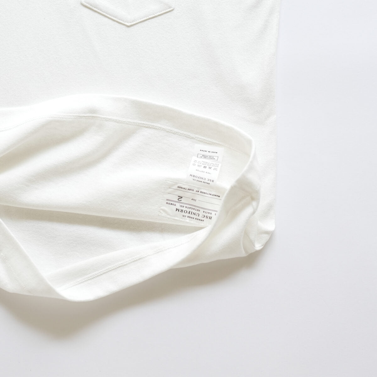 BSC Uniform "Narrow Binder T-Shirts" WHITE