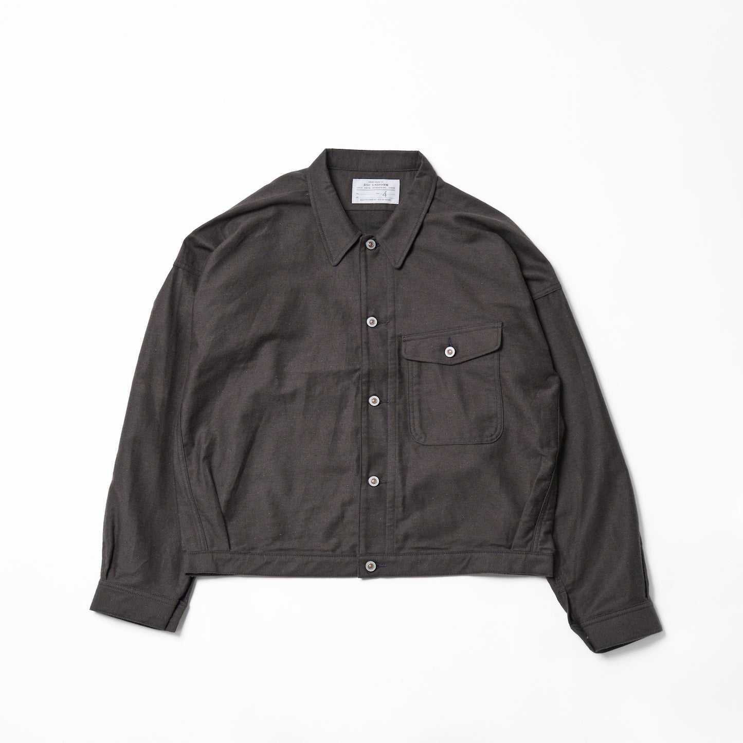 BSC Uniform "Split Jumpsuit Jacket" CHARCOAL GRAY