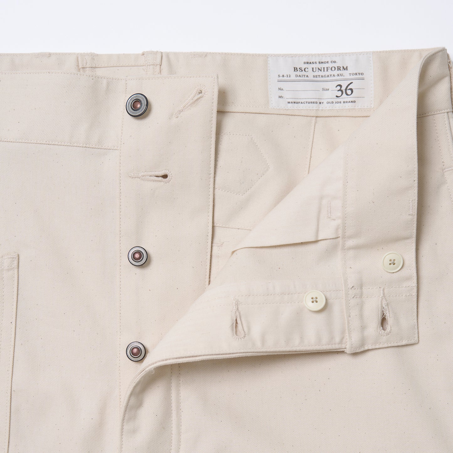 BSC Uniform "Split Jumpsuit Pants" IVORY
