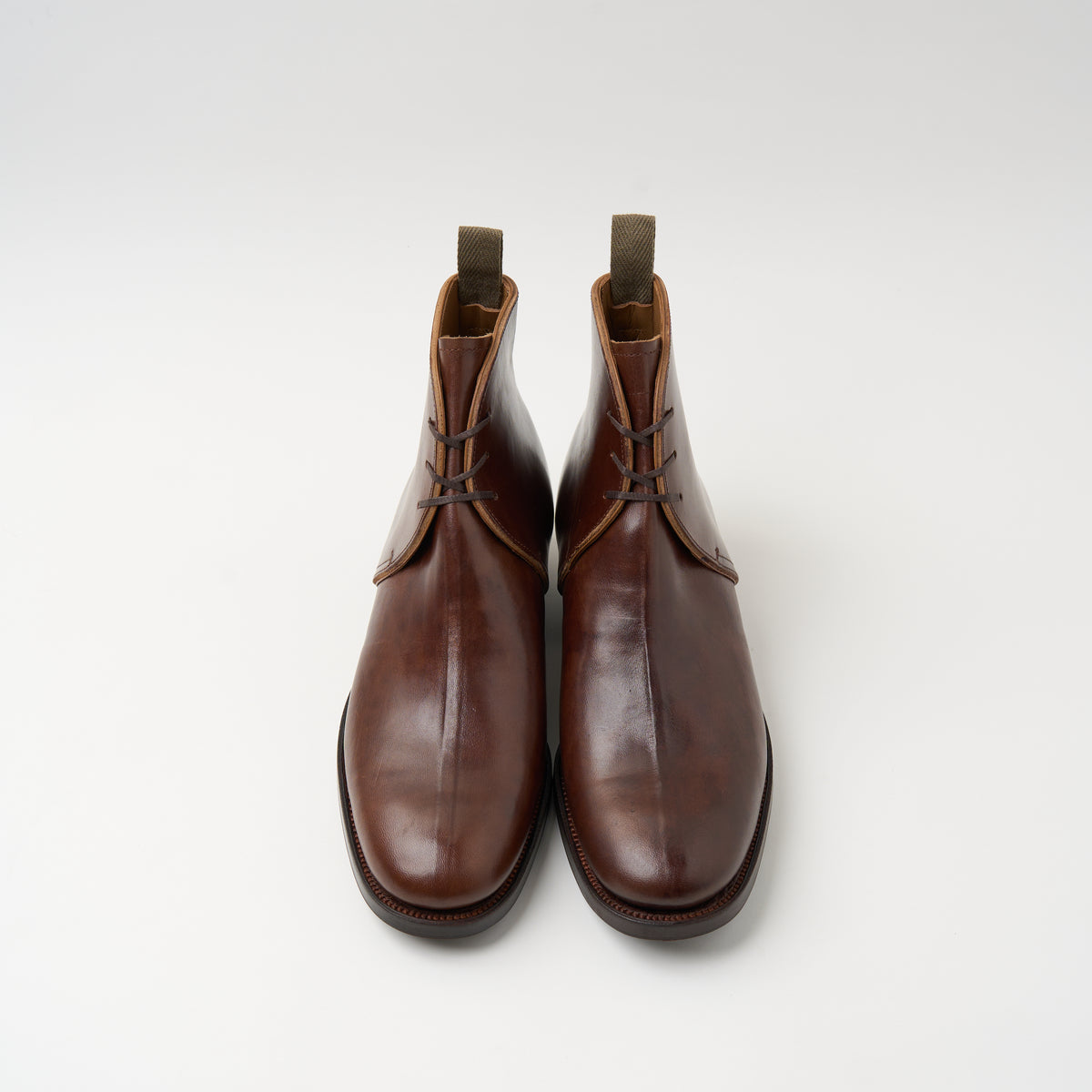 George Mathis Boots George Boots Brown Horsebutt – BRASS