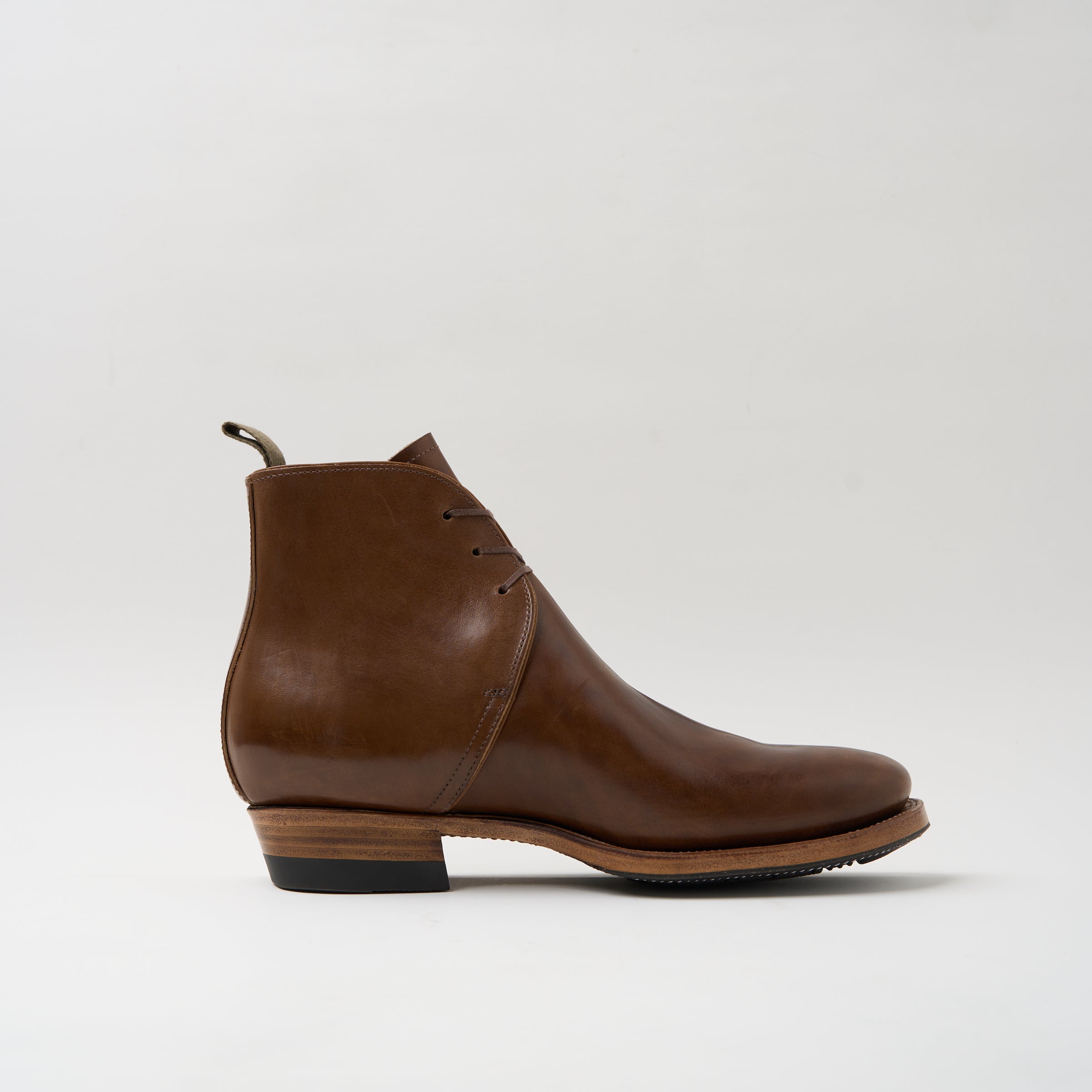George Boots Natural Horsebutt – BRASS