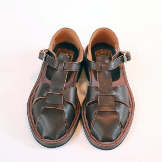 BRUSCHETTA SHOES "ORLEANS" Brown Vachetta