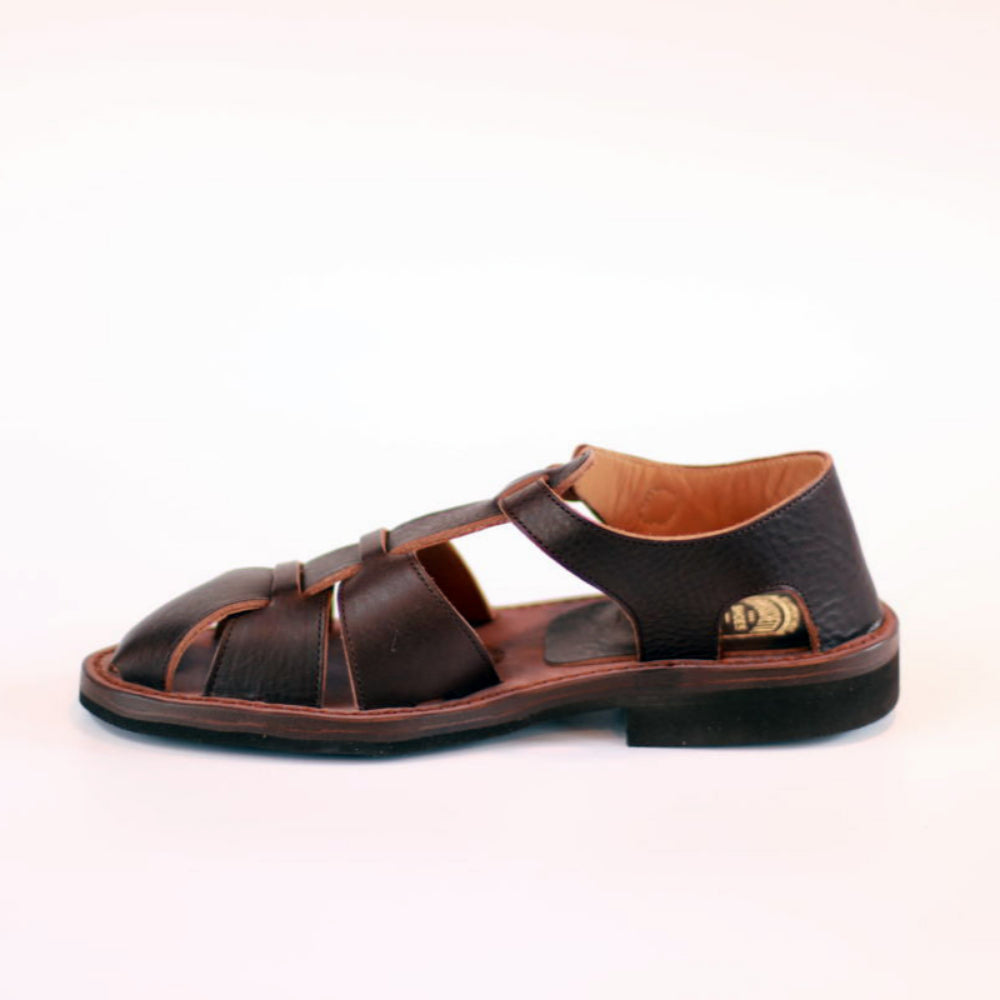 BRUSCHETTA SHOES "ORLEANS" Brown Vachetta