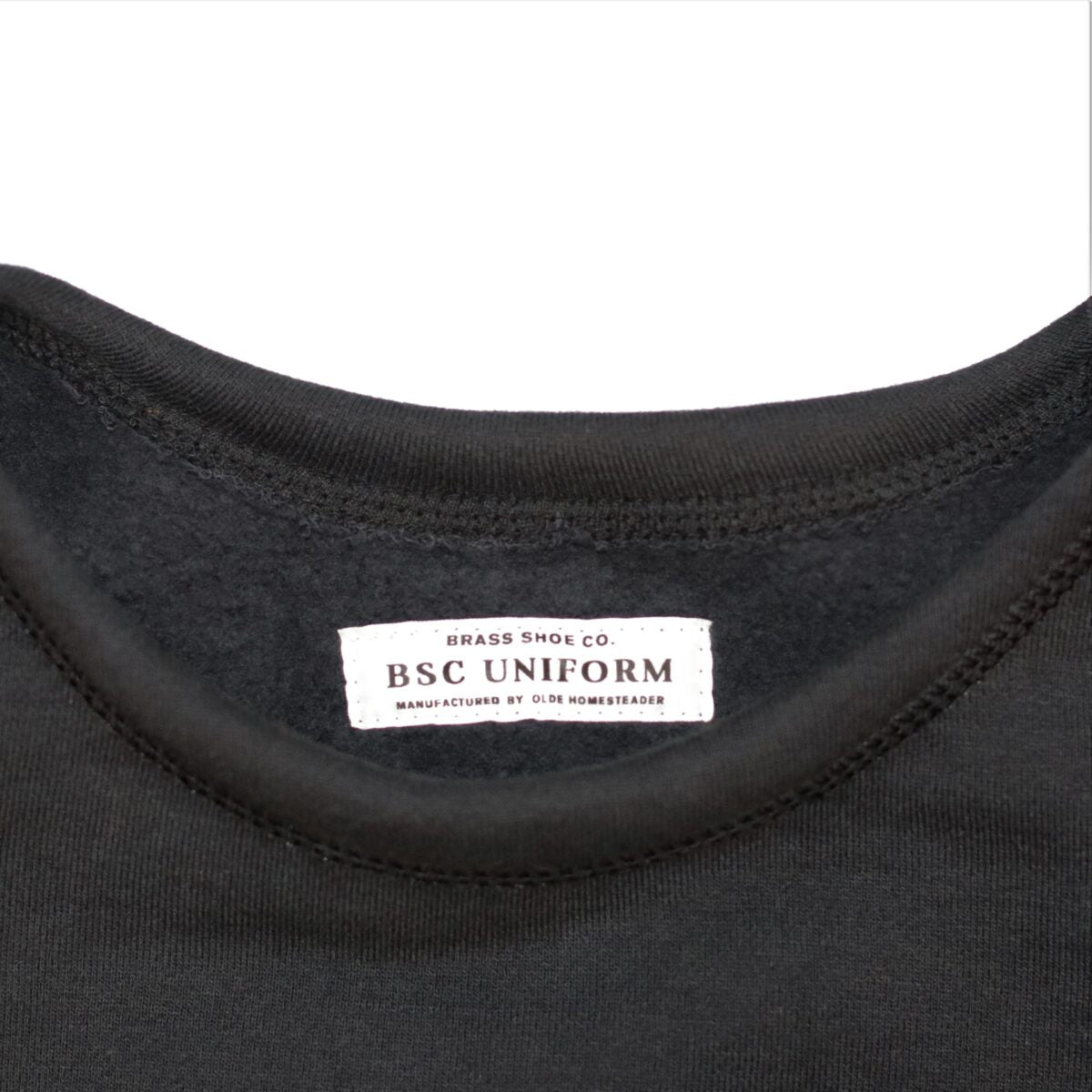 BSC Uniform "Crew Neck Sweat Shirts" BLACK