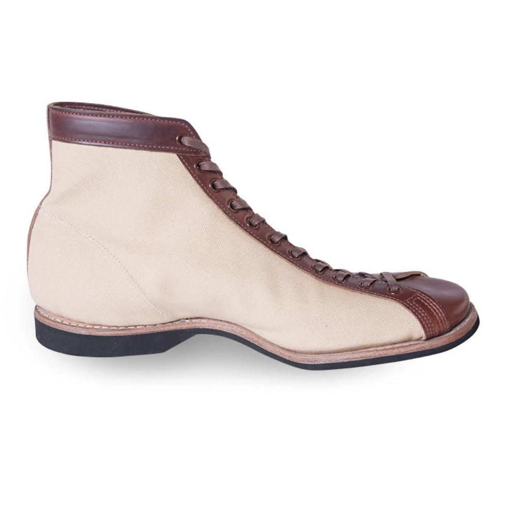 Mast Trainer Brown × Ivory Canvas